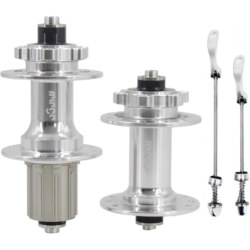 Mingo MTB Hubs Rear 135mm*M10 & Front 100mm*M9 Set Road Bike Hubs 8-11 Speed NEW